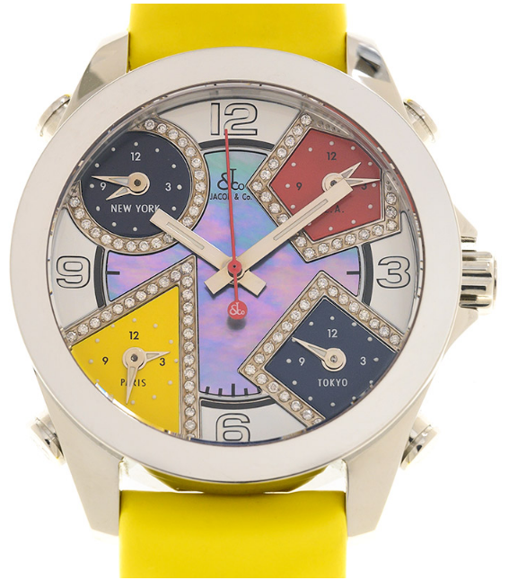 Review Jacob & Co Five Time Zone JCM7DA Replica watch